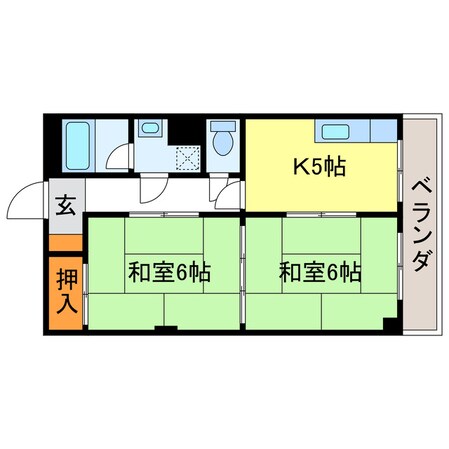 市兵衛第1ビルの物件間取画像